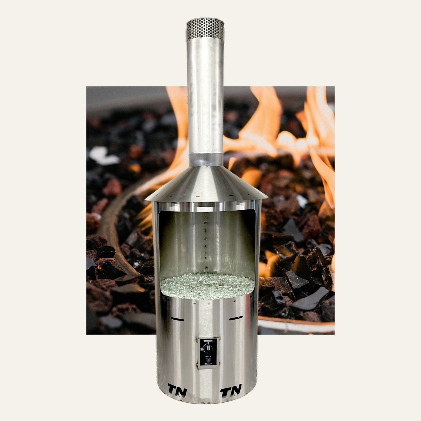 Foyer propane 24 po – fermé
