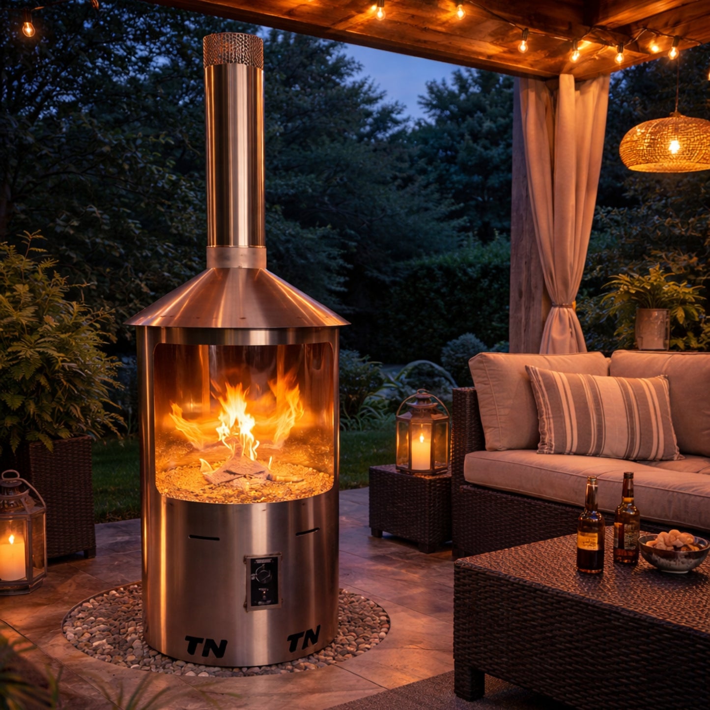 Foyer propane 24 po – fermé